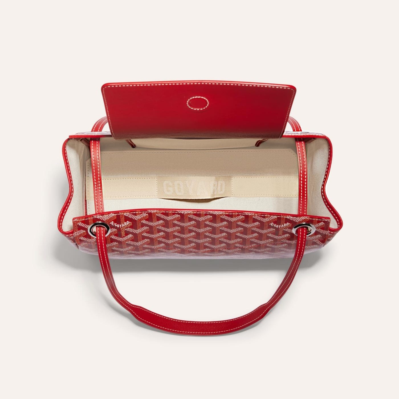 Goyard Rouette Souple Bag Red - Image 5
